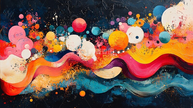 高清大图下载【趣麦麦图】铅笔与色彩的碰撞