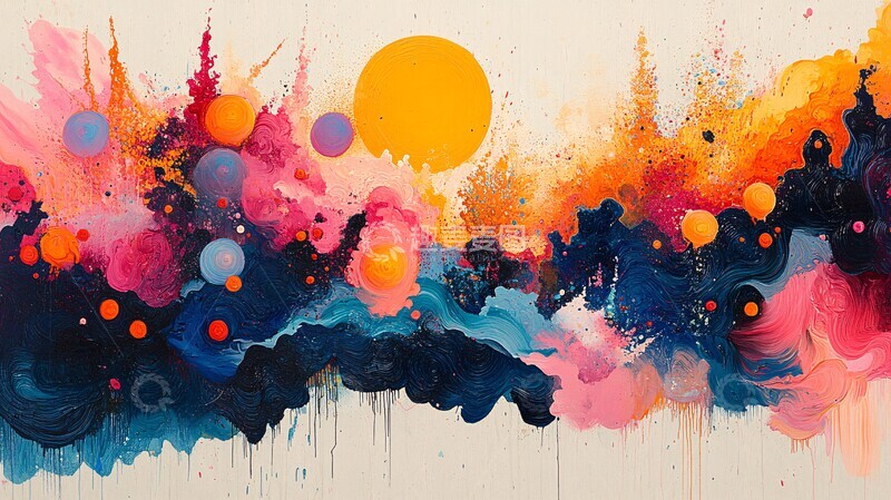 高清大图下载【趣麦麦图】铅笔与色彩的碰撞1