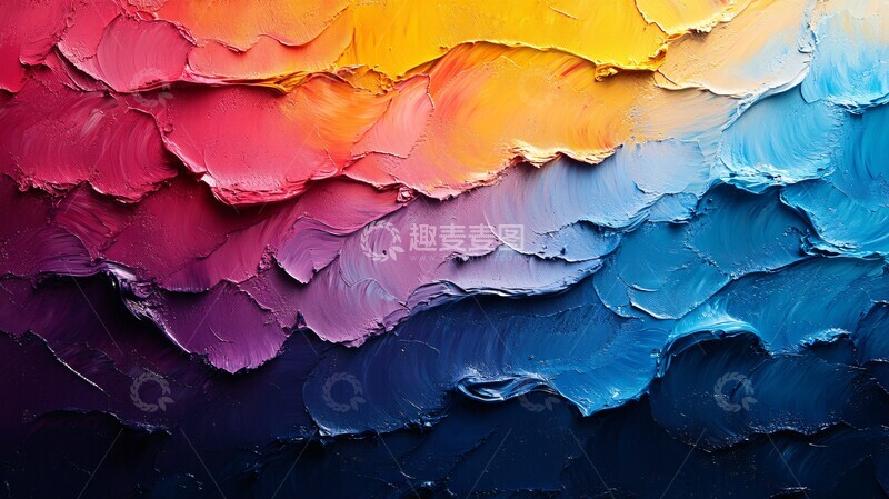 高清大图下载【趣麦麦图】油画背景纹理2