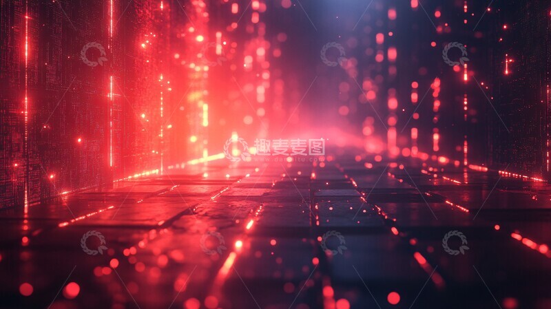 高清大图下载【趣麦麦图】未来科技线背景