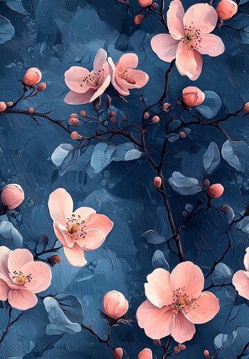 细腻花卉小图案