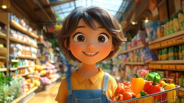 超市购物的快乐时光1