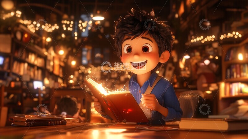 高清大图下载【趣麦麦图】青年图书馆笔记1