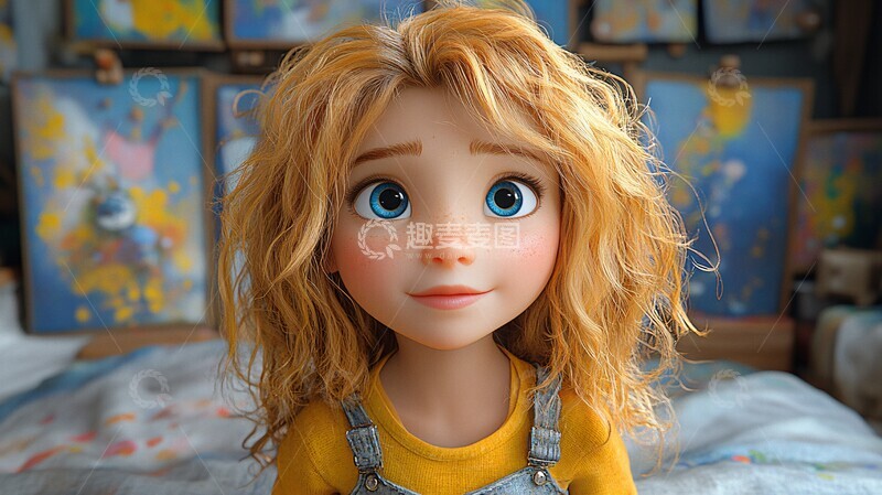 高清大图下载【趣麦麦图】艾玛的彩色卧室