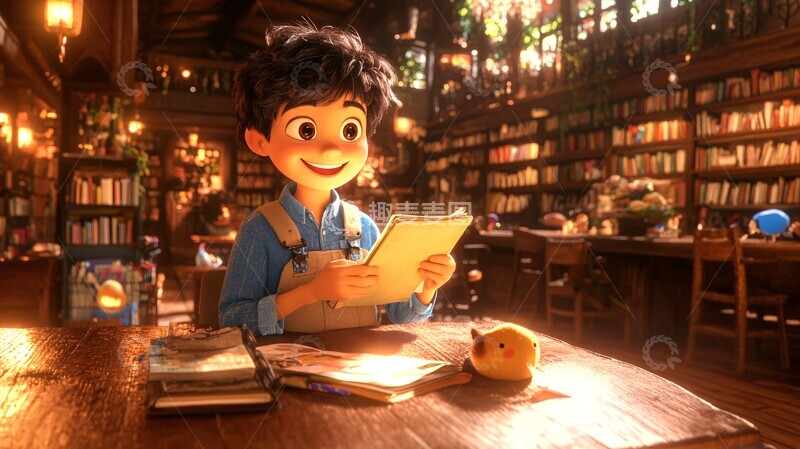 高清大图下载【趣麦麦图】青年图书馆笔记2