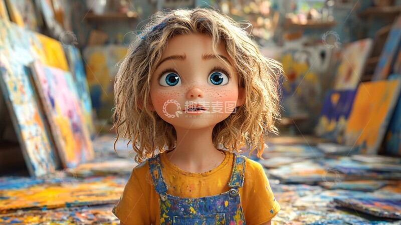 高清大图下载【趣麦麦图】艾玛的彩色卧室3