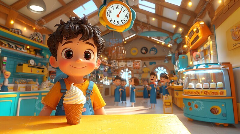 高清大图下载【趣麦麦图】冰淇淋天堂时光2
