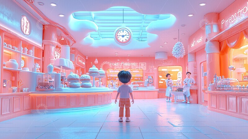 高清大图下载【趣麦麦图】冰淇淋天堂时光3