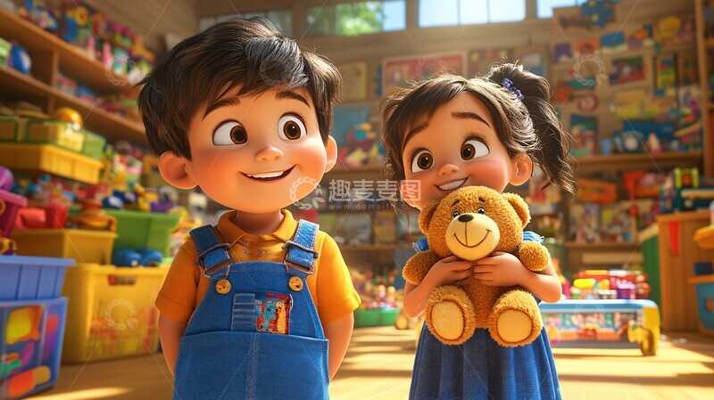 高清大图下载【趣麦麦图】玩具房的快乐时光1