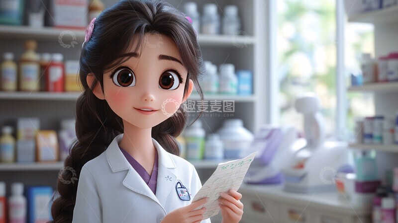 高清大图下载【趣麦麦图】护士记笔记数药盒2