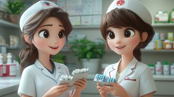 护士记笔记数药盒