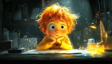 小男孩思考小男孩思考故事书