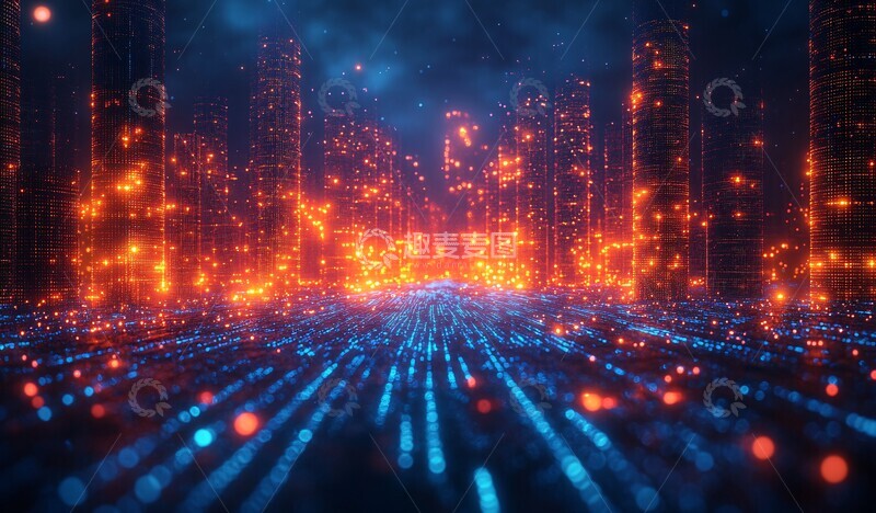 高清大图下载【趣麦麦图】数字建筑模型1