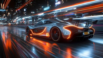 迈凯伦疾驰光影