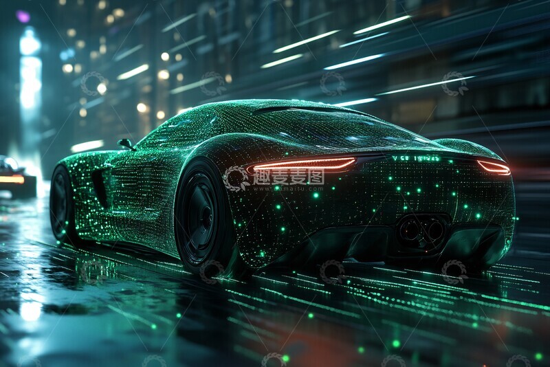 高清大图下载【趣麦麦图】未来汽车动感设计2