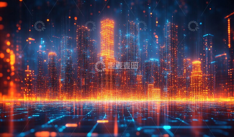 高清大图下载【趣麦麦图】数字建筑模型3