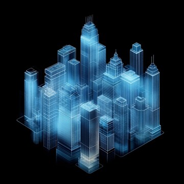 玻璃之城玻璃城市建筑2