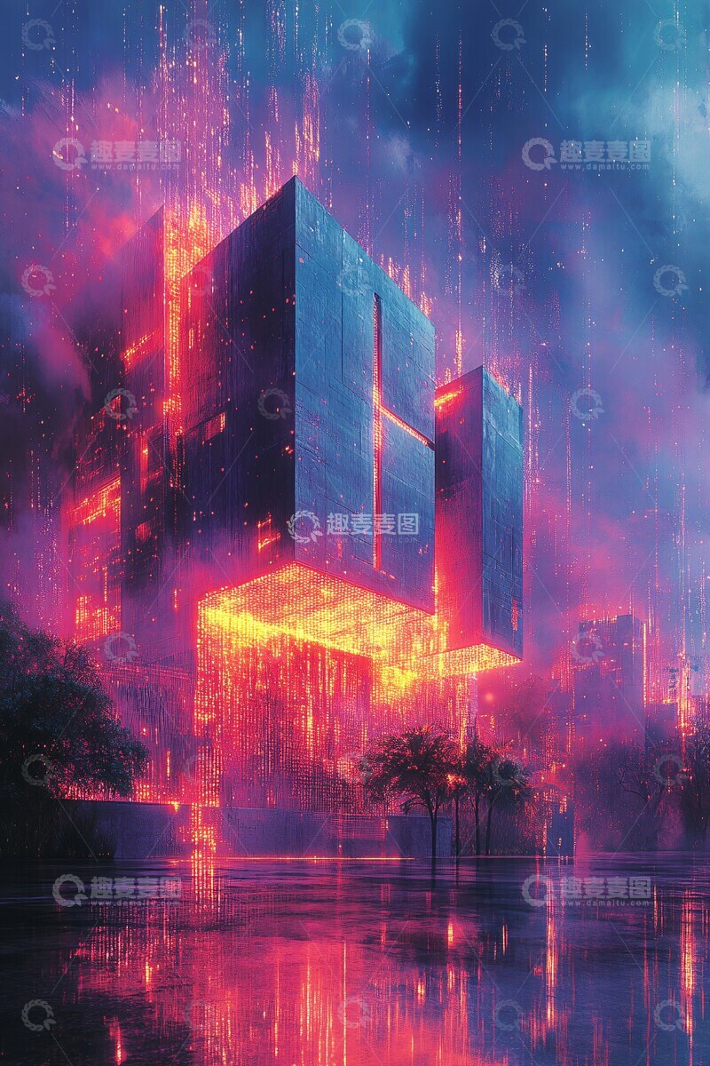 高清大图下载【趣麦麦图】人工智能设计渲染1