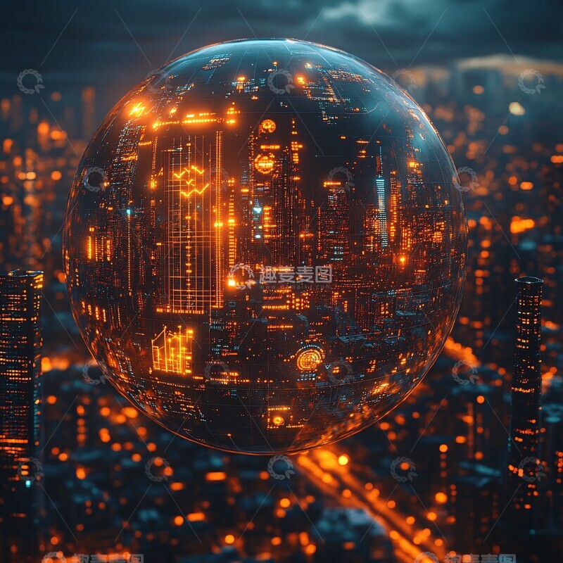 高清大图下载【趣麦麦图】能源数据展示