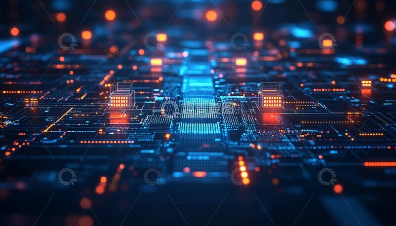 高清大图下载【趣麦麦图】大数据多云背景1