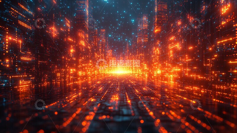 高清大图下载【趣麦麦图】企业抽象背景