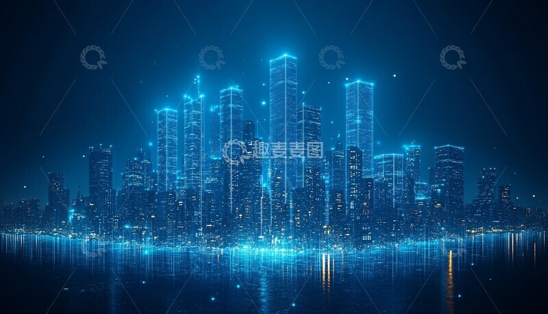 高清大图下载【趣麦麦图】智慧城市蓝图