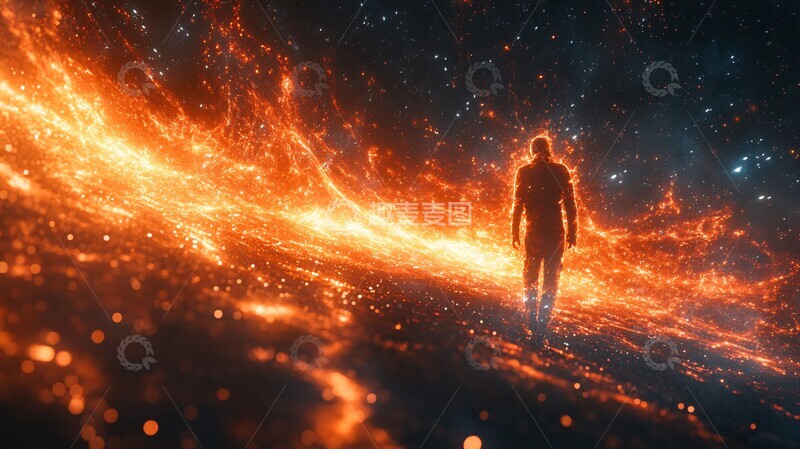 高清大图下载【趣麦麦图】未来创新背景图1