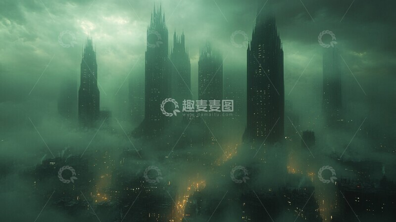 高清大图下载【趣麦麦图】科技城市科技城市技术