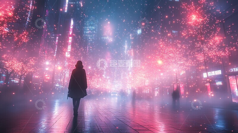 高清大图下载【趣麦麦图】未来电信互动1