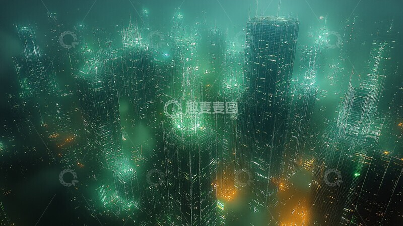 高清大图下载【趣麦麦图】未来城市构建1