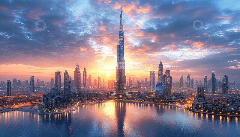 高清大图下载【趣麦麦图】未来科技天际线