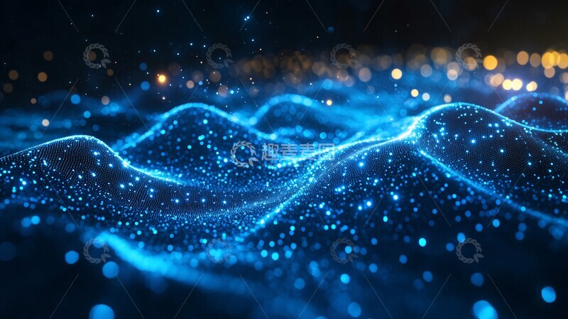 高清大图下载【趣麦麦图】数据连接城市景观