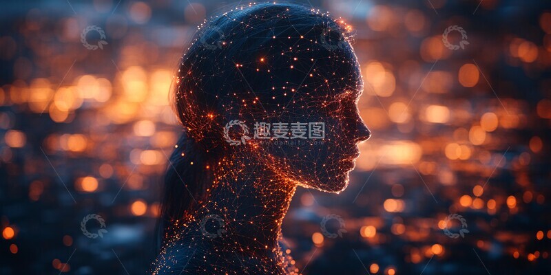 高清大图下载【趣麦麦图】科技与人网络