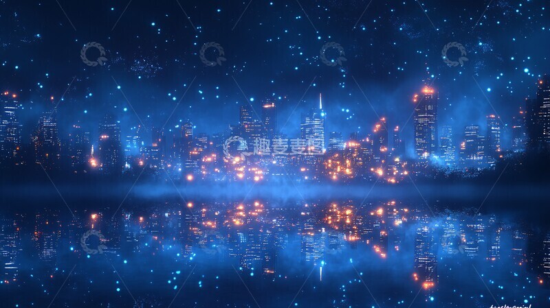 高清大图下载【趣麦麦图】科技建筑聚集