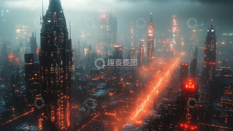 高清大图下载【趣麦麦图】数据流动城市