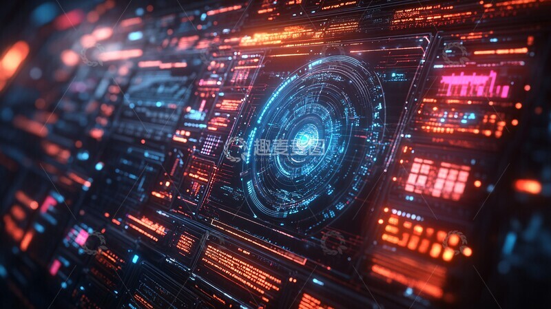 高清大图下载【趣麦麦图】项目全息显示