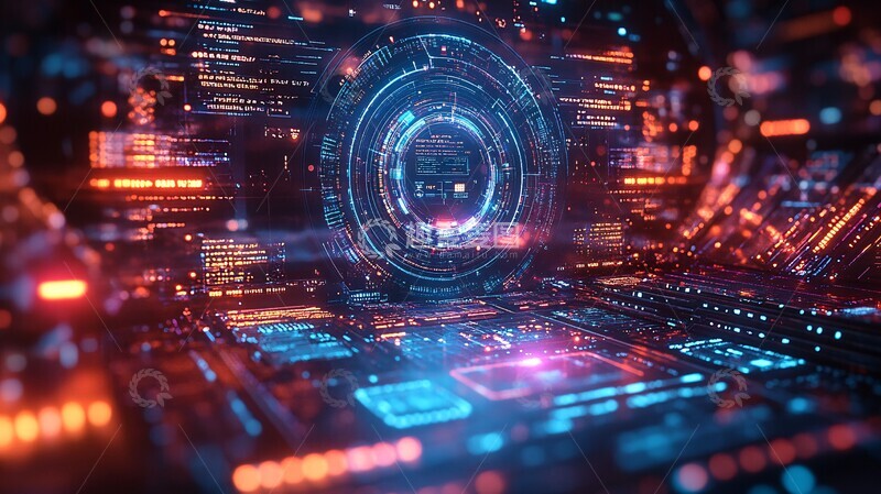 高清大图下载【趣麦麦图】项目全息显示1