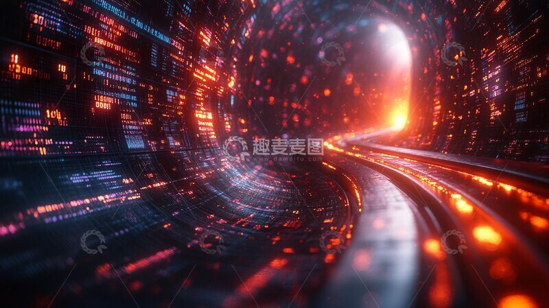 高清大图下载【趣麦麦图】未来数据网格