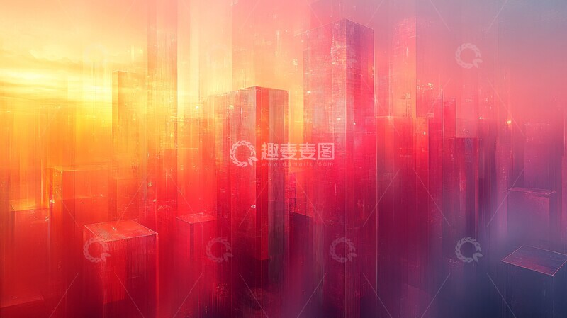 高清大图下载【趣麦麦图】几何未来数字图1