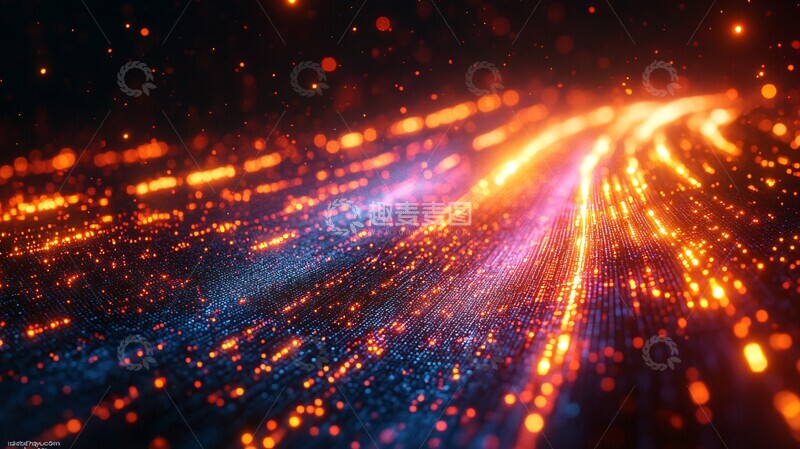 高清大图下载【趣麦麦图】未来数据网格2