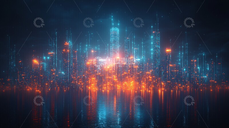 高清大图下载【趣麦麦图】未来都市群未来都市建筑