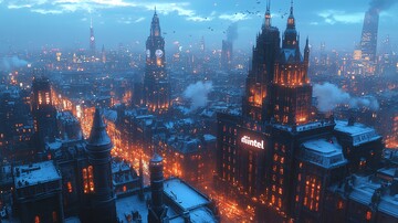 蓝色夜城英特尔