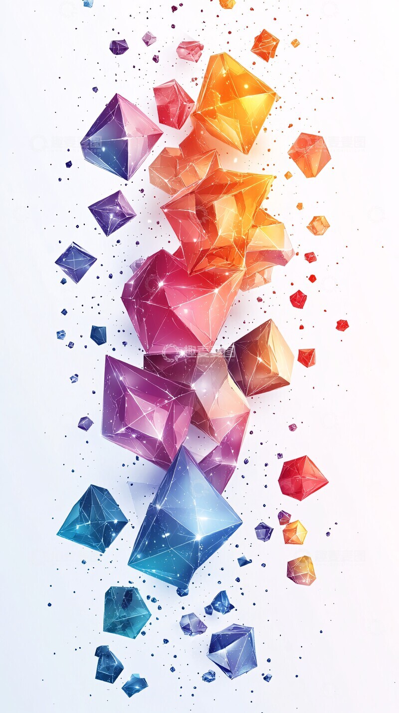 高清大图下载【趣麦麦图】几何形状排列图2