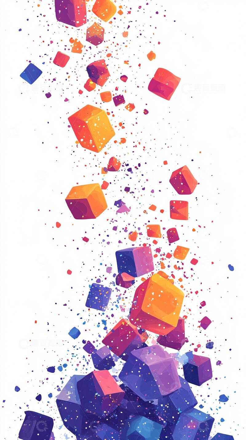 高清大图下载【趣麦麦图】几何形状排列图1