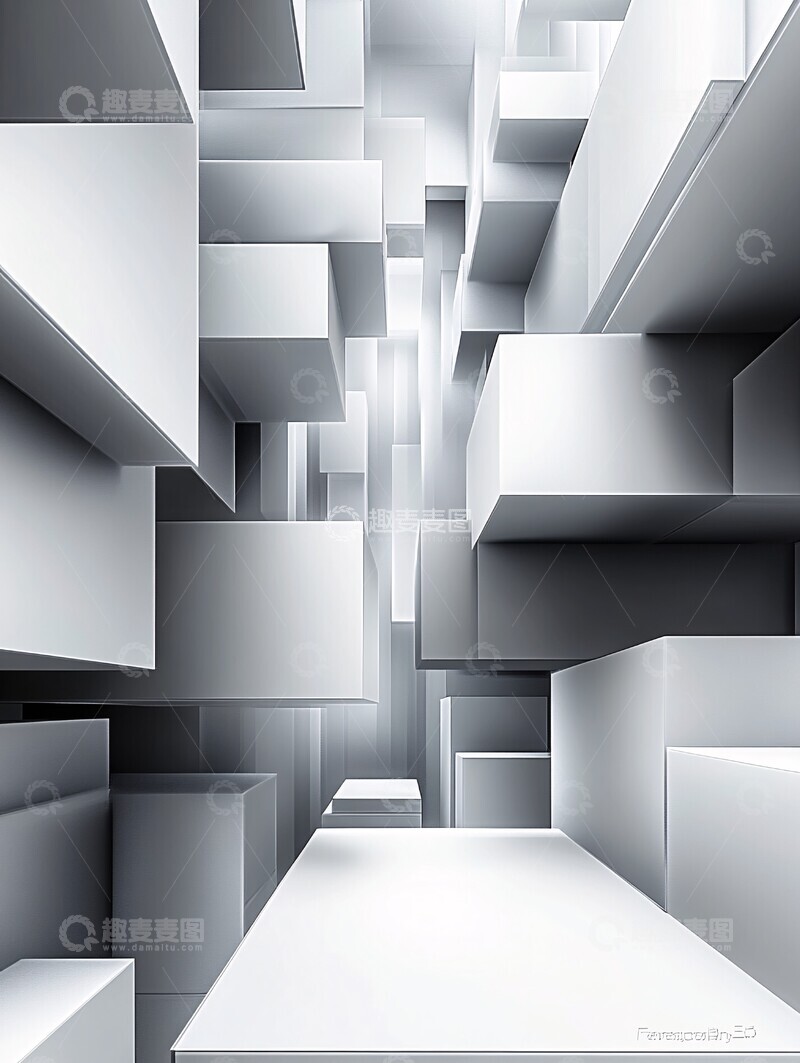 高清大图下载【趣麦麦图】几何形体码艺术2