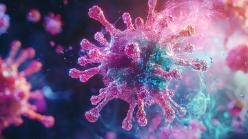 抽象粒子抽象粒子霓虹