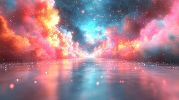 星星反射光飞向镜头1