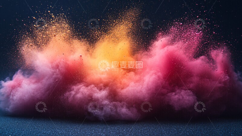 高清大图下载【趣麦麦图】彩色尘埃彩色尘埃中心1