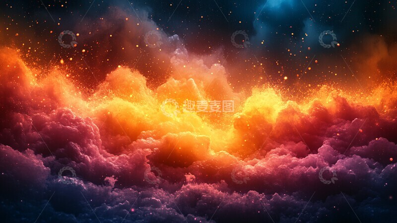 高清大图下载【趣麦麦图】能量爆炸能量爆炸色彩1