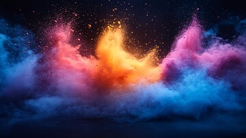 彩色粉末爆炸11